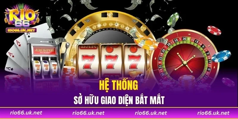 Hệ thống sở hữu giao diện bắt mắt